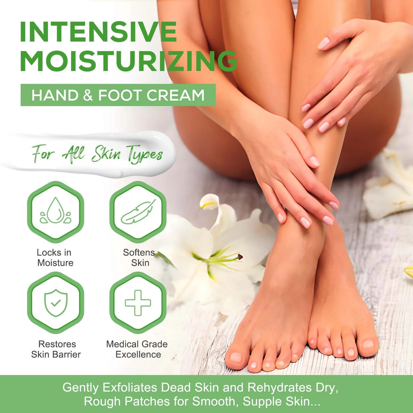 SkinHaven Foot Hand Care Cream Stick, Used For Heel Care, Deeply Moisturizing And Nourishing Your Dry Rough Skin